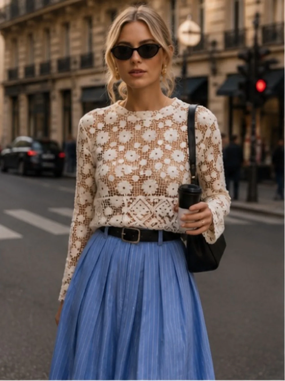 Zara crochets top bloggers fav